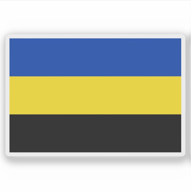 Flag of Gelderland, the Netherlands Sticker (Front)