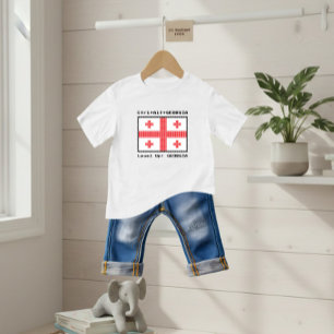 Flag of Georgia Baby T-Shirt