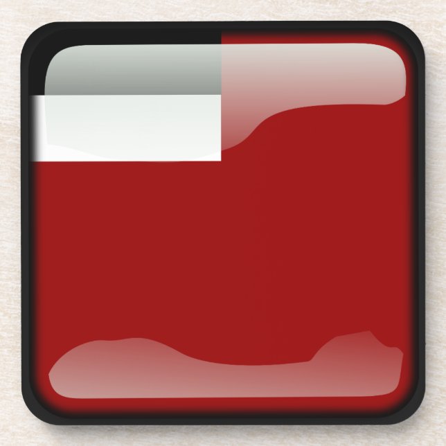 Flag of Georgia Coaster (Front)