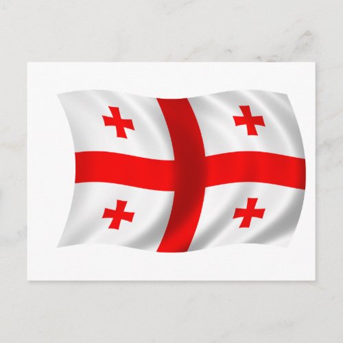Flag of Georgia Postcard