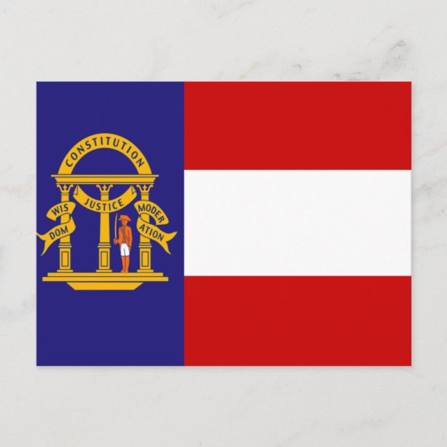Flag of Georgia Postcard (Front)