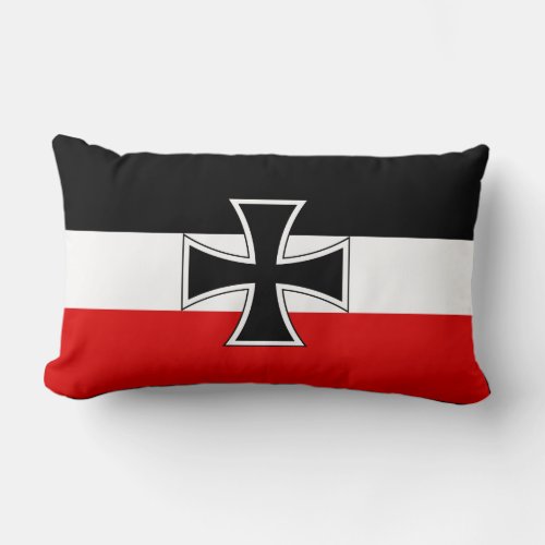 Flag of German Empire Lumbar Pillow