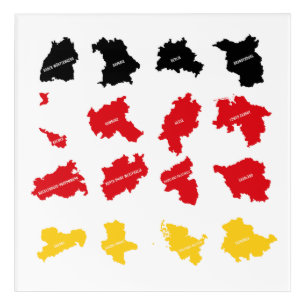 Flag of German States Acrylic Print
