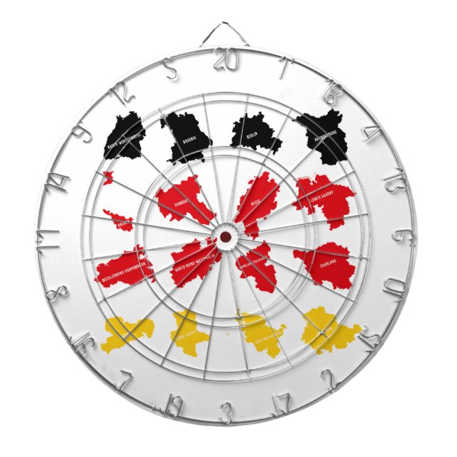 Flag of German States Dart Board (Front)