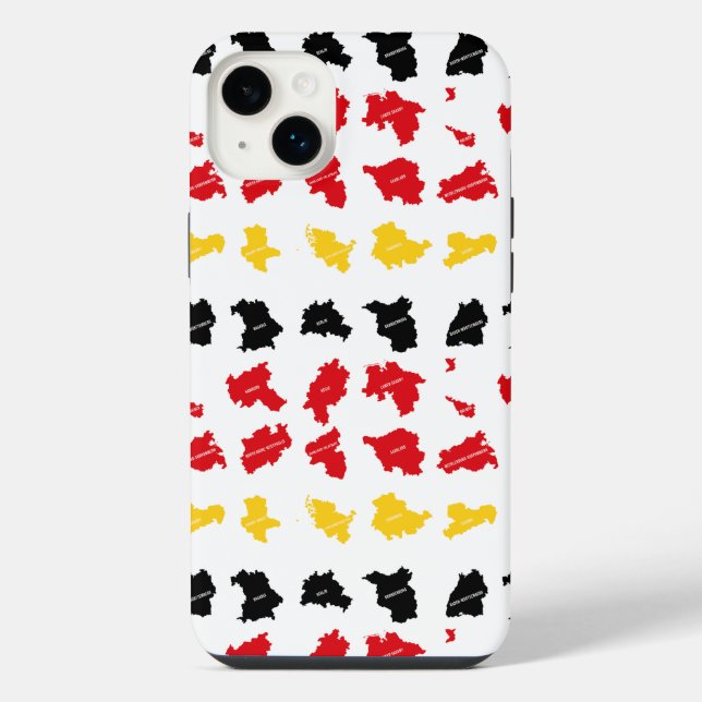 Flag of German States Iphone Case (Back)