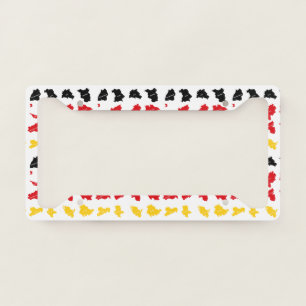 Flag of German States License Plate Frame