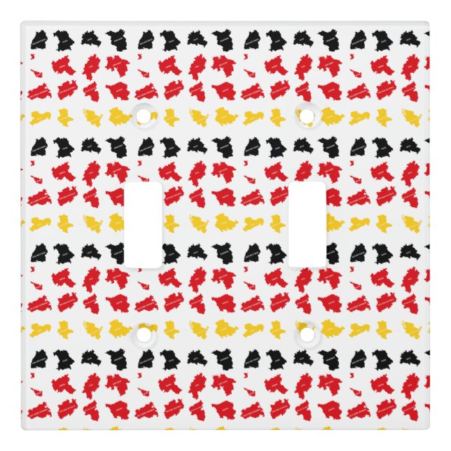 Flag of German States Light Switch Cover (Front)