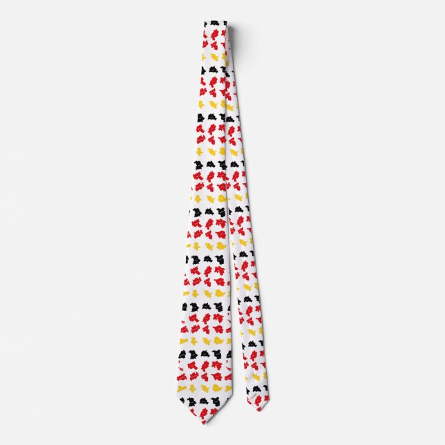 Flag of German States Neck Tie (Front)