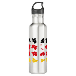 Flag of German States Stainless Steel Water Bottle