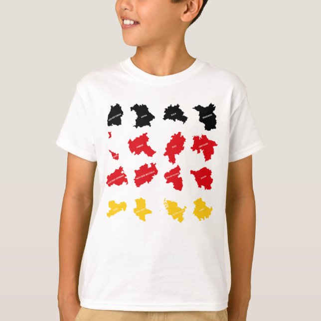 Flag of German States T-Shirt (Front)
