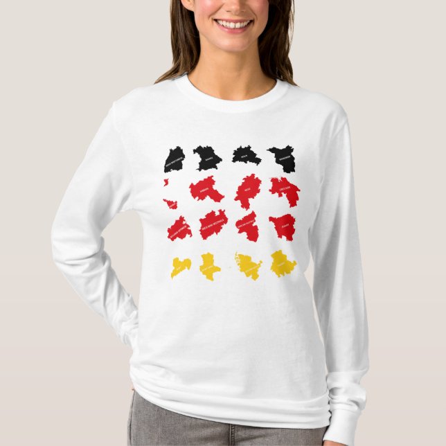 Flag of German States T-Shirt (Front)