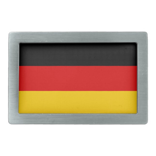 Flag of Germany Belt Buckle (Front)