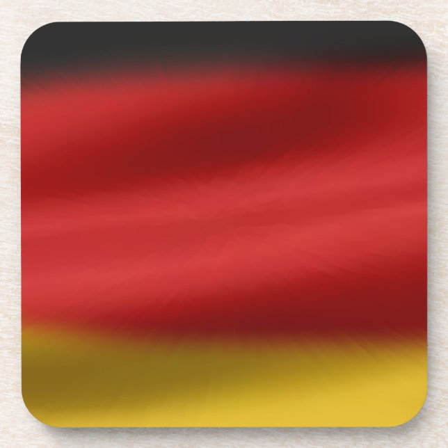 Flag of Germany Beverage Coaster (Front)