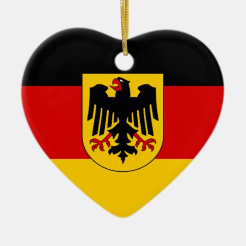 Flag of Germany _ Bundesdienstflagge Ceramic Ornament