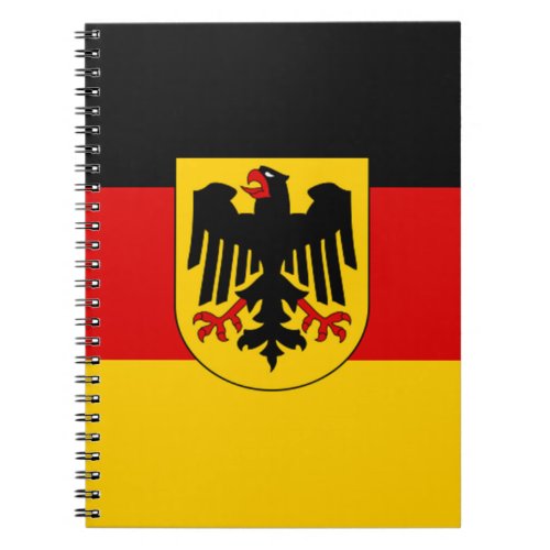 Flag of Germany _ Bundesdienstflagge Notebook