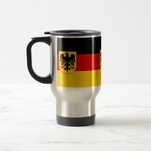 Flag of Germany _ Bundesdienstflagge Travel Mug