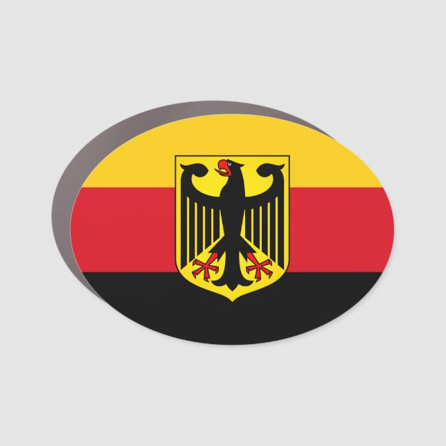 Flag of Germany Car Magnet (Front)