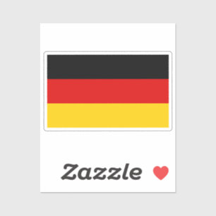 Flag of Germany custom-cut  Sticker