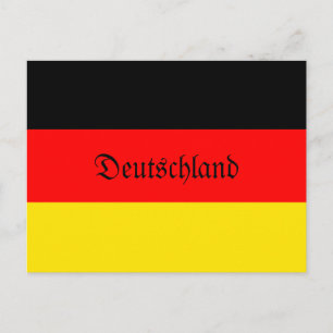 Flag of Germany Deutschland Postcard