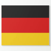 Flag of Germany (Deutschland) Wrapping Paper (Flat)