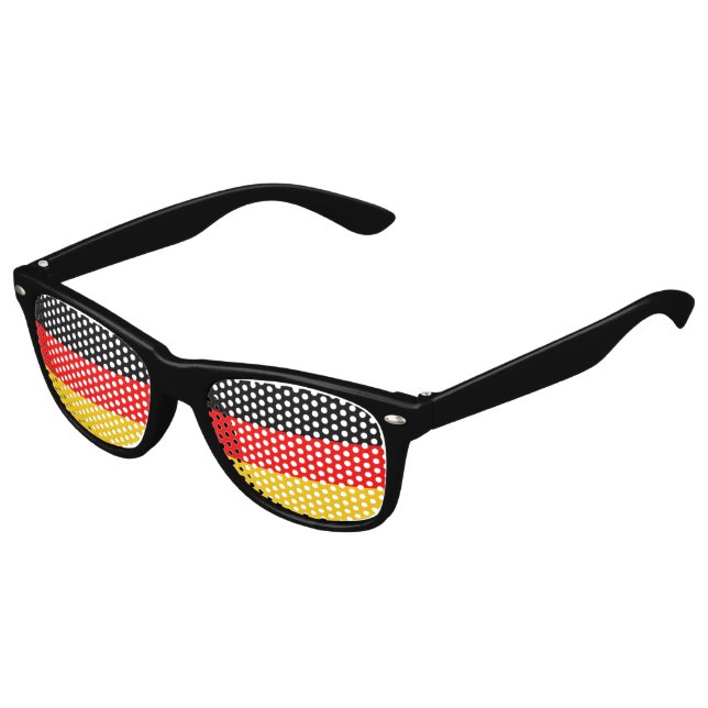 Flag of Germany, Fun German Flag Kids Sunglasses (Angled)