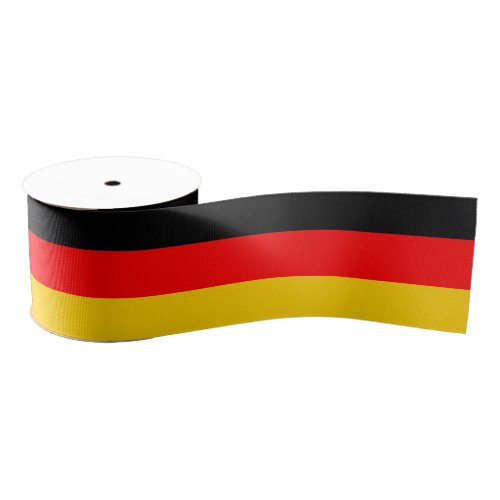 Flag of Germany Grosgrain Ribbon