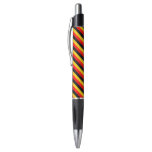 [ Thumbnail: Flag of Germany Inspired Colored Stripes Pattern Pen ]