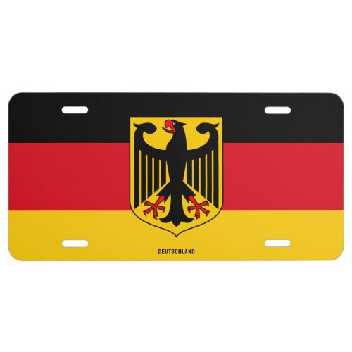 Flag of Germany License Plate