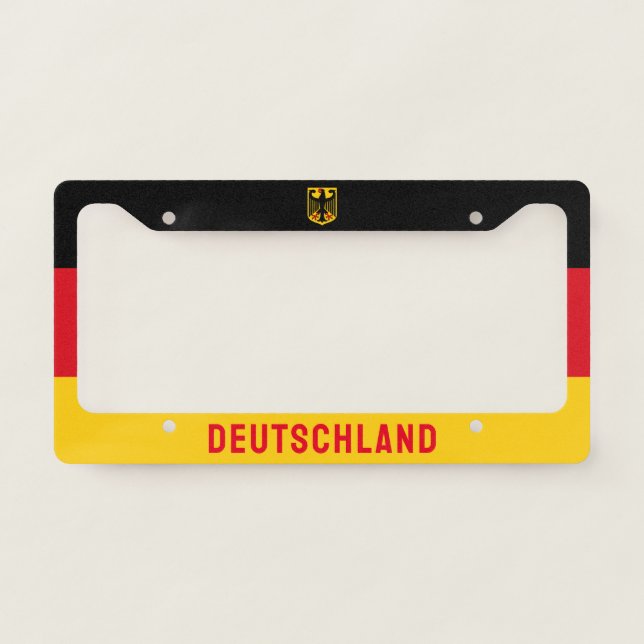 Flag of Germany License Plate Frame (Front)
