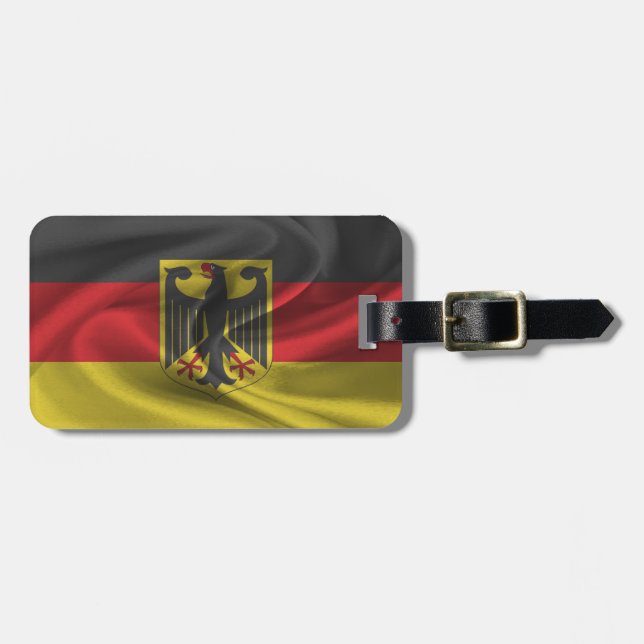 Flag Of Germany Luggage Tag (Front Horizontal)