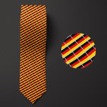 Flag of Germany Pattern Neck Tie<br><div class="desc">Flag of Germany Pattern Necktie highlights the national colors of the country from a distance by employing a clever angled design. Upon closer inspection,  the seamless repeatable pattern of tiny flags showcases the country's national banner in an aesthetically pleasing way.</div>