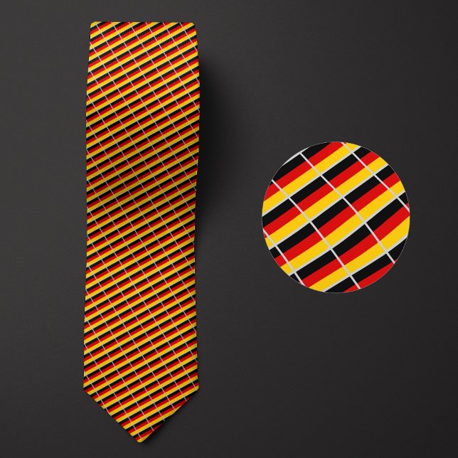Flag of Germany Pattern Neck Tie (Creator Uploaded)
