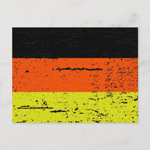 FLAG OF GERMANY POSTCARD