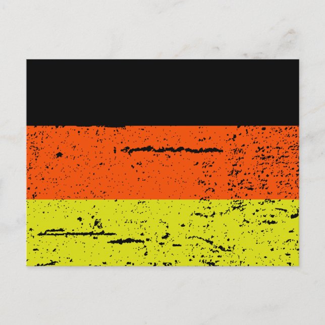 FLAG OF GERMANY POSTCARD (Front)