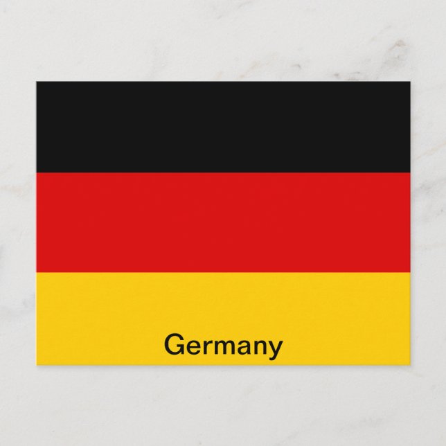 Flag of Germany Postcard (Front)
