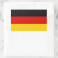 Flag of Germany Rectangular Sticker | Zazzle