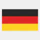 Flag of Germany Rectangular Sticker | Zazzle