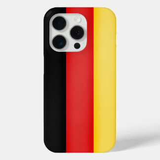 Flag of Germany Schwarz Rot Gold Patriotic Colors iPhone 15 Pro Case