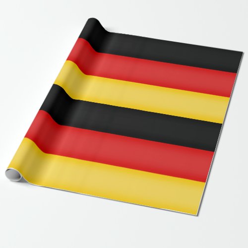 Flag of Germany Schwarz Rot Gold Patriotic Colors Wrapping Paper