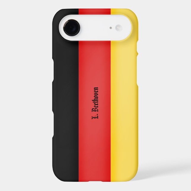 Flag of Germany Schwarz Rot Gold Personalized Case (Back)