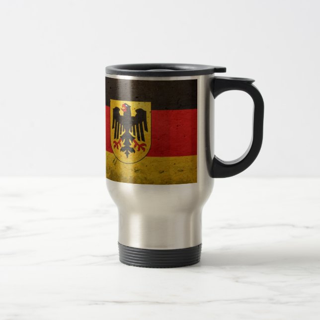 FLAG OF GERMANY. TRAVEL MUG (Right)