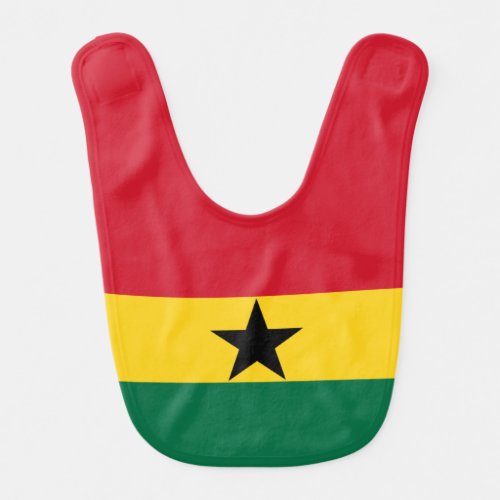 Flag of Ghana Baby Bib