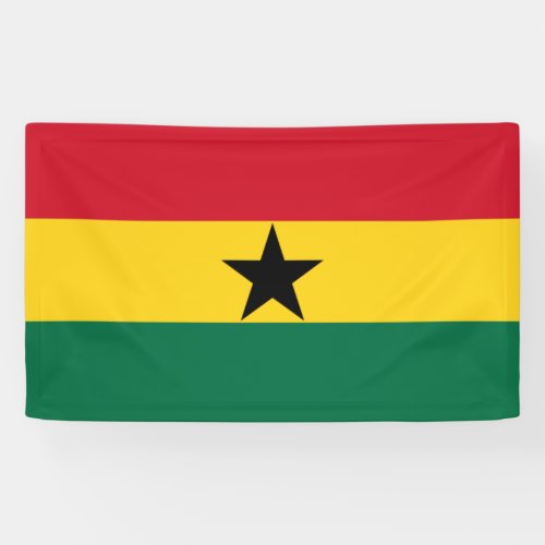 Flag of Ghana Banner