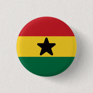 Flag of Ghana Button