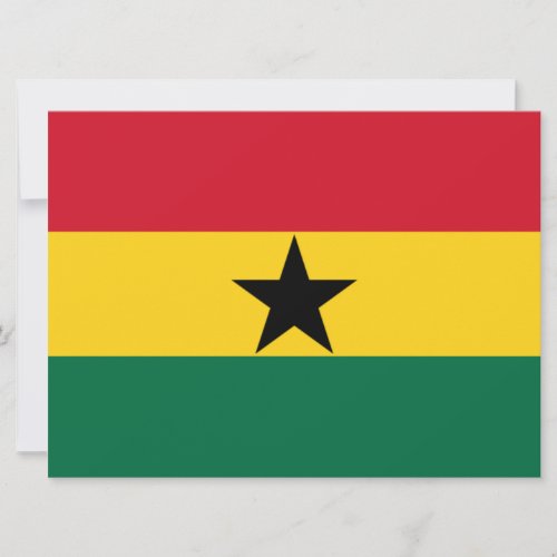 Flag of Ghana Card