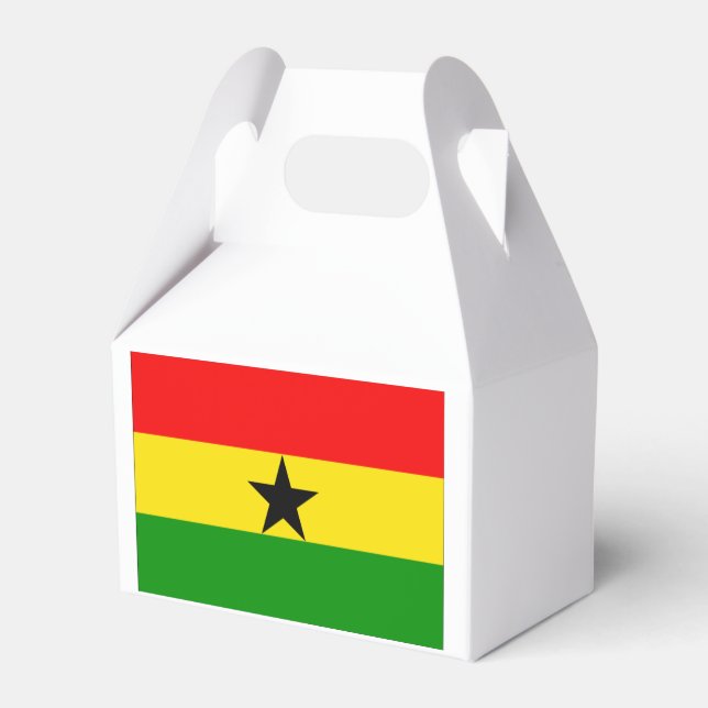 Flag of Ghana Favor Boxes (Back Side)