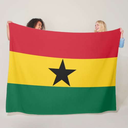 Flag of Ghana Fleece Blanket