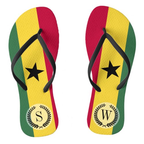 Flag of Ghana Flip Flops