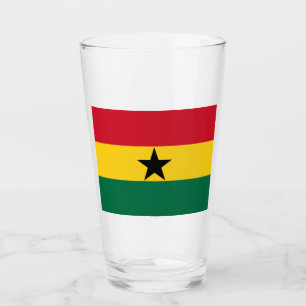 Flag of Ghana Glass
