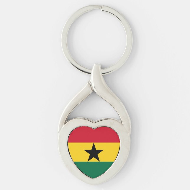 Flag of Ghana Keychain (Front)